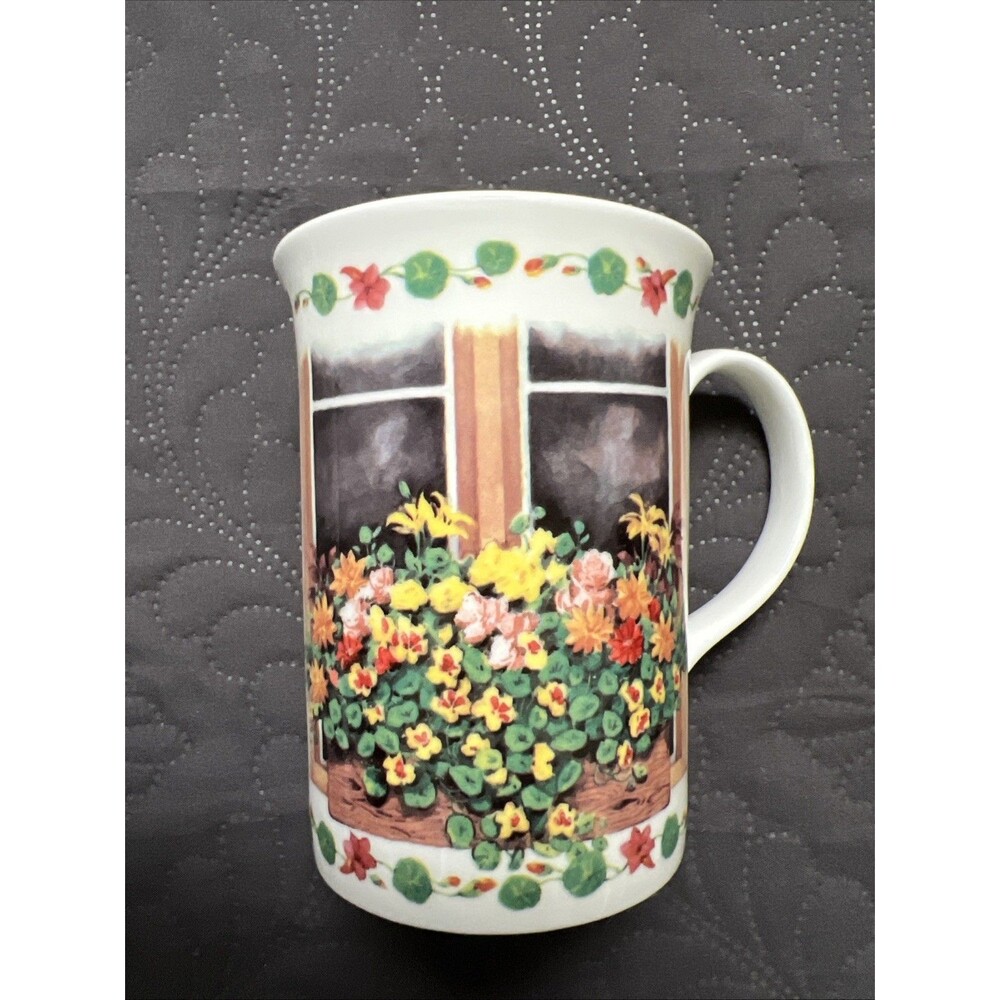 Kathy Brown Recipe Gardening Collection February Queens Fine Bone China Mug Home